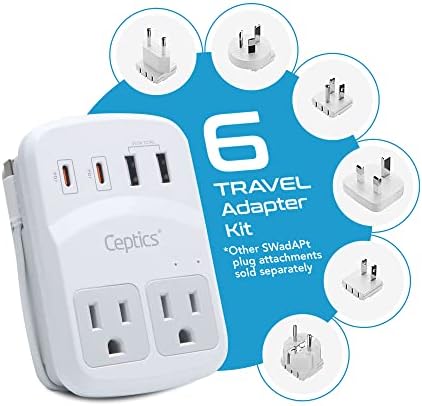 Ultimate Compact Travel Power Adapter for UK & Ireland – Dual USB & USB-C Fast Charger with 3.1 A Output – Type G Plug Converter for Seamless Global Connectivity in Hong Kong, England, Dubai, and Saudi Arabia – Safe, Efficient Design for Smart Travelers