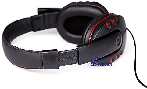 Picozon Ultimate USB Gaming Headset – Featherweight Over-Ear Design with Superior Noise-Cancelling Mic for PS4 & PS5 – Immerse Yourself in High-Fidelity Sound and Unmatched Comfort for Extended Play Sessions Across Multiple Devices