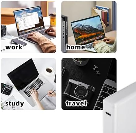 Rapid Charge 96 W USB-C Power Adapter for Mac Book Pro, Air, i Pad, Chromebook, and Dell Inspiron – Versatile High-Speed Charging Solution with 5.9 ft Tangle-Free Cable, Enhanced Device Compatibility, and Superior Safety Features for All USB-C Electronics