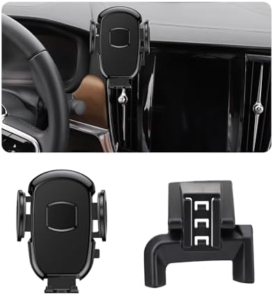Car Phone Holder Fits for Volvo S90 2017-2025 [Only fits for 2017-2025], Car Phone Mount Snugly fit Navigation Bracket Air Vent, Fits 4.7-7 inch Phones,360° Rotable, Easy to Install – Enhanced Compatibility and Speed