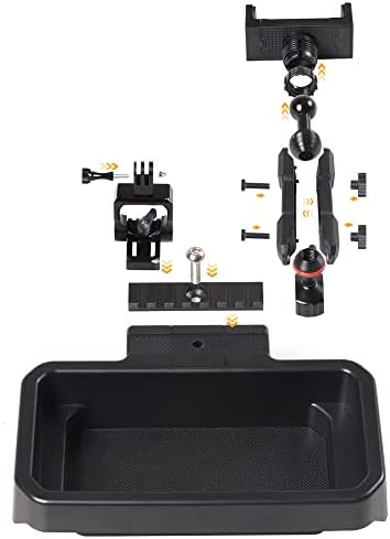 BESTAOO Premium Adjustable Dash Phone Mount for 2021-2025 Ford Bronco – Essential Driver-Side Cell Phone Holder for Effortless Navigation & Communication – Superior Stability with Universal Smartphone Compatibility