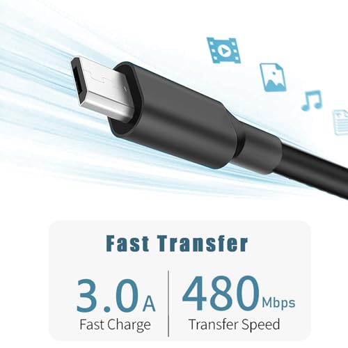 Simpli Safe Outdoor Camera Charger Adapter with 10 W Fast Charging and 5 FT Micro USB Cable for Enhanced Security Performance and Universal Compatibility