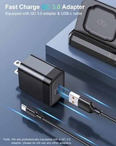 3-in-1 Fast Wireless Charging Station for Samsung and Android Devices – Streamlined Charger for Galaxy Z Flip/Fold, S-Series, Galaxy Watch & Buds – Rapid Charging, Safety Features, and Sleek Design for Modern Living