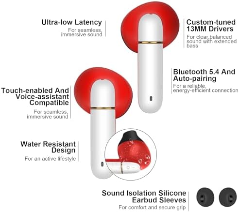 Discover the Ultimate 2 Pack Wireless Earbuds for Kids – Lightweight, Ergonomic Ball-Shaped Design for Superior Comfort and Seamless Connectivity with Android & i OS Devices, Perfect for Music, Audiobooks, and Learning Adventures – Built to Last for Young Explorers Seeking Quality Sound and Portability