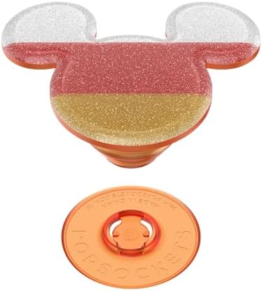 Disney Classic Mouse Pop Sockets Phone Grip with Versatile Kickstand – Ultimate Anti-Drop Phone Holder for One-Handed Use and Easy Style Switchability – Compatible with i Phone, Samsung, and Most Cases – Ideal for Wireless Charging and Everyday Convenience