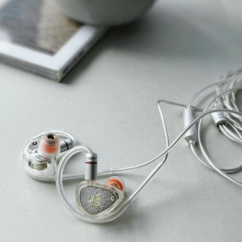 Yongse TANGZU Wan’er II S.G 2 nd Gen Audiophile Gaming Earphones – Premium 10 mm Dynamic Drivers for Deep Bass & Crisp Treble, Durable Detachable Silver-Plated Cable for Longevity, Ergonomic Fit for Gamers & Musicians, 4.4 mm Connector – Ultimate Comfort & Superior Sound Clarity for an Immersive Experience