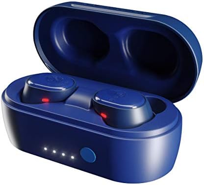 Skullcandy Sesh True Wireless Earbuds in Indigo – Premium Bluetooth In-Ear Headphones for Active Lifestyles with 10-Hour Battery Life and Sweat Resistance, Ideal for Music Lovers and Professionals