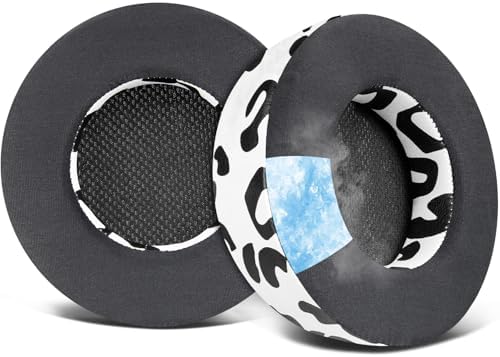 Upgrade Your Gaming Experience with SOULWIT Cooling Gel Ear Pads for Corsair Virtuoso RGB Wireless XT SE – Premium Noise Isolation Cushions for Enhanced Comfort and Performance, Ergonomically Designed for Long Sessions, Easy Installation, Sleek Black Finish