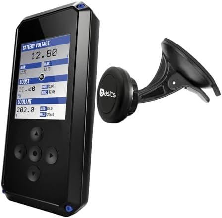 Elevate Your Driving Experience with the Heavy-Duty Windshield Suction Cup Mount Featuring N60 Magnetic Cradle Holder – Ultimate Stability and Compatibility for Bully Dog BDX/SCT BDX Programmers and Smartphones for Safe Navigation and Engine Monitoring