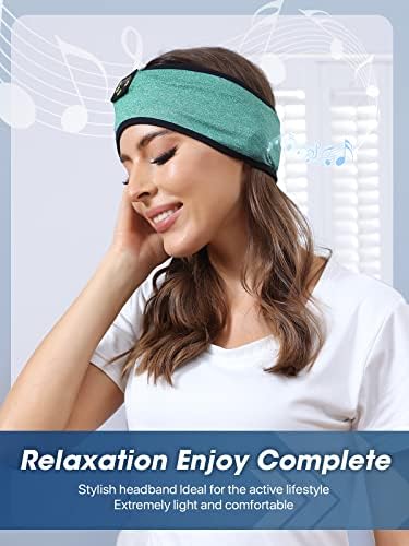 Fulext Bluetooth Sleep Headphones Headband – Ultimate Comfort for Side Sleepers, Thin HD Stereo Sound Quality – Ideal for Insomnia Relief and Travel Convenience – Perfect Gift for Men and Women – Enhanced Compatibility, Long-Lasting Battery Life for All Night Relaxation