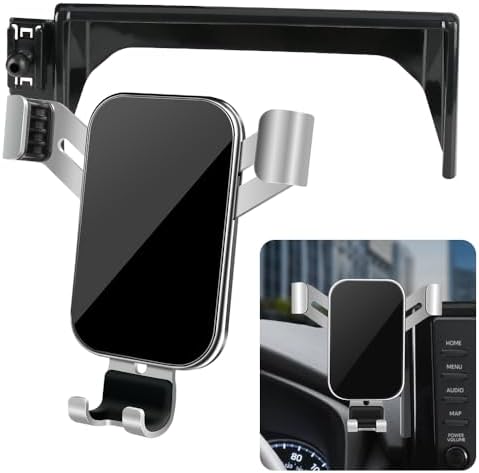 LUNQIN Toyota RAV4 Car Phone Holder (2019-2025) – Premium Adjustable Smartphone Mount with 360° Rotation for Safe Navigation and Hands-Free Calls – Perfect for LE, XLE, SE, Woodland, and RAV4 Hybrid Models – Enhance Road Safety and Accessibility with Durable Design