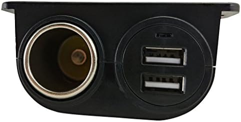 Transform Your Vehicle Charging Experience: Custom Accessories 18003 12 V Dual USB Under Dash Mount Charger for Effortless Smartphone Power – Stylish Design Meets Functional Efficiency for Road Trips and Daily Commutes