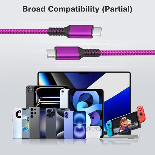 Elevate Your Charging Game with Elebase i Phone 16 Pro Max 3-Pack Charging Cables – 3.3 FT, 6.6 FT, 10 FT USB-C to USB-C Fast Charger for i Phone 16, Mac Book, Air Pods 4, i Pad Air 5/Mini 6, Samsung Galaxy S25/S24/S23 Ultra – Unmatched Durability & 100 W Rapid Power Delivery for Home, Office, and Travel Use