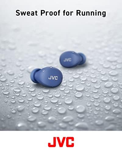 JVC Gumy Mini True Wireless Earbuds – Ultra-Light Bluetooth Headphones with Neodymium Drivers, 23-Hour Battery for Uninterrupted Music, IPX4 Water-Resistant Design Perfect for Active Lifestyles, Effortless Device Pairing for On-the-Go Listening
