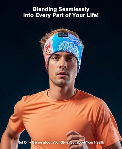 Ultimate Bluetooth 5.4 Sleep Headband Headphones – Designed for Side Sleepers, Unmatched Comfort for Active Lifestyles, Superior Sound Quality, Ergonomic Fit for Enhanced Relaxation, Ideal Tech Gift for Music and Podcast Enthusiasts
