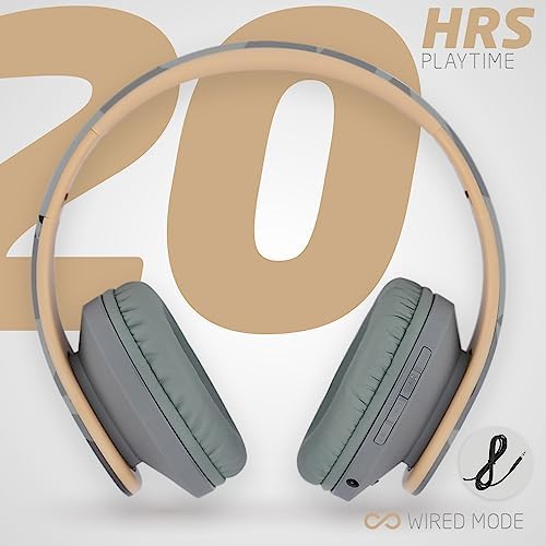 Unleash Exceptional Audio Quality with Power Locus Wireless Bluetooth Over-Ear Headphones – Lightweight, Foldable Design with Luxurious Memory Foam Ear Cushions, Integrated Microphone, Multi-Device Compatibility, Micro SD/TF Card Support & FM Radio – Perfect for Noise Cancellation, Effortless Connectivity, and All-Day Comfort for i Phone, Android, PC, Tablet, and TV Users