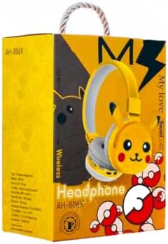 Hello Kitty Pink Kids Bluetooth Headphones – Safe Over-Ear Noise-Canceling Design with Built-In Microphone for Young Explorers – Stylish Wireless Audio for Music, Gaming, and Learning