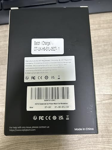 OQTIQ 13-Inch Gooseneck Car Phone Mount – Versatile Windshield & Dashboard Holder with Robust Suction Cup, Anti-Shake Stabilization, Effortless One-Button Release – Universal Compatibility for i Phone 16/15/14 and All Smartphones – Streamline Navigation and Communication While Driving