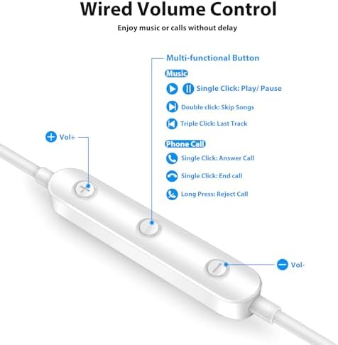 COOYA USB C Hi-Fi Stereo Earbuds – Ultra-Lightweight In-Ear Headphones with Built-In Mic & Volume Control for i Phone 16 Pro Max, i Pad 10, Galaxy A16, S25 Ultra – Ergonomic Design for All-Day Comfort & Exceptional Sound Quality Across Devices