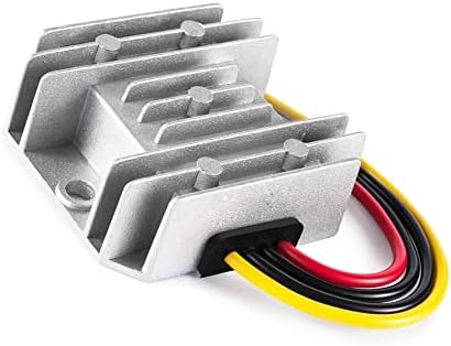 High-Efficiency Waterproof DC 24 V to 12 V Voltage Buck Converter – 20 A, 240 W Transformer for Automotive and Industrial Applications – Reliable Power Module with Enhanced Safety Features and Versatile Compatibility for Golf Carts and Forklifts