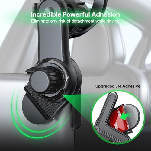 Esoulk Ring Magnetic Car Phone Holder – Ultimate Versatile Mount for Dashboard, Windshield & Air Vent – Strong Magnetic Grip for Enhanced Driving Safety – Compatible with Mag Safe & All Smartphone Models – Effortless Installation, Sleek Design, and Optimal Convenience for Modern Drivers