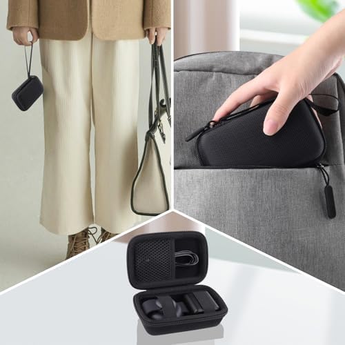 co2 CREA Green Hard Case for Anker Mag Safe UFO 3-in-1 Mag Go Wireless Charger Station – Travel-Friendly Foldable Charging Pad Protector with Enhanced Compatibility and 15 W Fast Charging Capability, Ideal for On-the-Go Charging Solutions