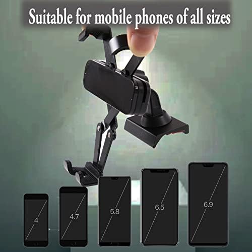 CHEAYAR Premium Car Phone Holder for Tacoma (2015-2023) – Universal Mobile Phone Mount with 360° Rotation, Tool-Free Dash Clip Installation, and Durable Design for Enhanced Driving Safety and Connectivity