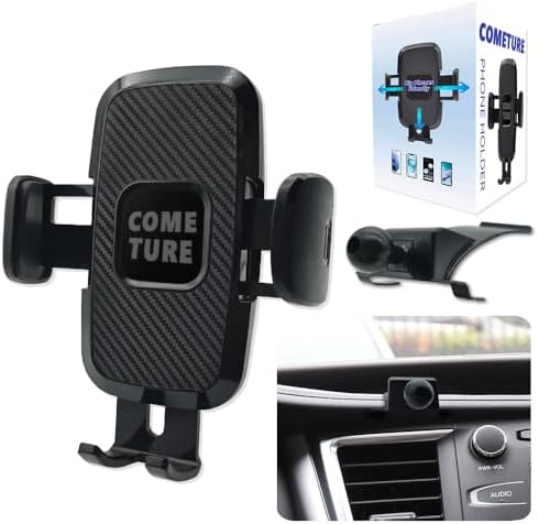 COMETURE Toyota Corolla Phone Holder Mount (2020-2023) – 360° Rotating Smartphone Cradle for i Phone & Android – Stylish Auto Interior Accessory for Hands-Free Navigation and Enhanced Device Safety