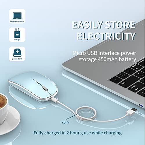 Elevate Your Computing Experience with the Q23 S Black Wireless Mouse – Rechargeable, Dual Mode USB-A & Type-C, Silent Operation, and 3 Adjustable DPI for Ultimate Precision and Versatility Across Laptops, Macs, PCs, and Android Devices