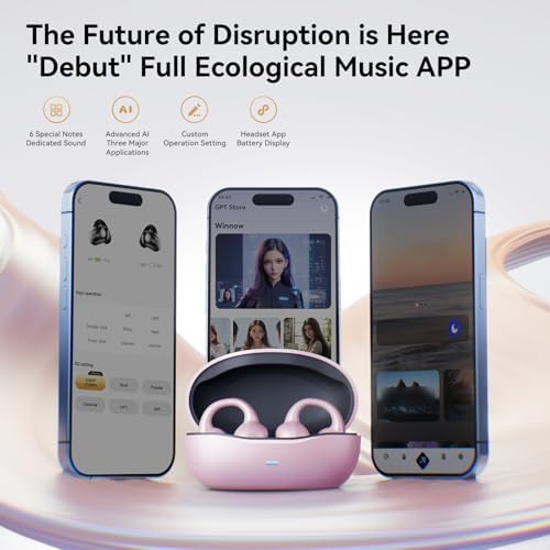 Sanag Bluetooth 5.3 Wireless Earbuds with MIC – Open-Ear Comfort for Seamless Listening and Clear Calls, Enhanced Battery Life & Durable Charging Case for Ultimate Convenience