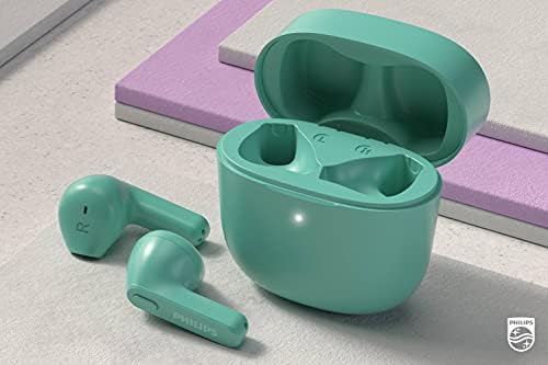 Philips T2206 True Wireless Earbuds – Compact Charging Case, IPX4 Water-Resistant Design, Enhanced Audio Mobility for Active Lifestyles, Rapid Pairing Technology, Secure Fit for Music Lovers and Fitness Enthusiasts