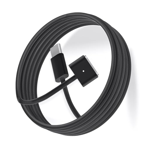 Upgrade Your Charging Game: 140 W USB-C to Magnetic 3 Cable (2 m/6.6 ft) for Seamless Compatibility with 2022/2023 Mac Air & Pro Models, Enhanced Rapid Charging & Durable Braided Design for Optimal Performance and Convenience