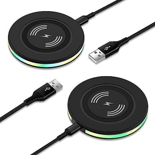 High-Speed 15 W Samsung Wireless Charging Pad for Galaxy S25 Ultra, S24 Ultra, S23 FE, S22, S21, S20 FE, Plus i Phone 16, 15, 14 Pro Max & Google Pixel 9 Pro XL – Ultimate Fast Charging Station with Enhanced Device Compatibility and Safety Features