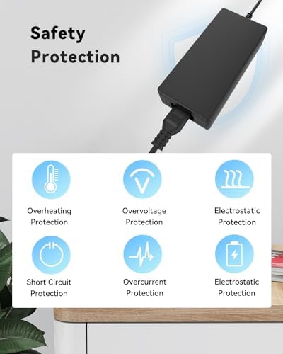 K-Mains 65 W Universal Power Supply Charger for Dell D3100 Docking Station – Reliable High-Speed 4 K Display Link Performance for Enhanced Productivity and Seamless Connectivity