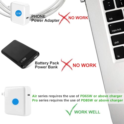Revolutionize Your Charging with the 1.8 m USB C to Magnetic 2 Cable for Mac Book Air & Pro (2012-2017) – Fast Charging, Effortless Magnetic Connection, Durable & Stylish White Design for Enhanced Compatibility and Convenience