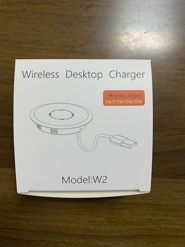 Advanced Embedded Wireless Charging Station – Ultra-Fast Qi-Compatible Charger for i Phone 15, 12, XS & More | Sleek 5 W to 15 W Performance with Enhanced Safety Technology | Ideal Modern Solution for Home and Office Charging Efficiency