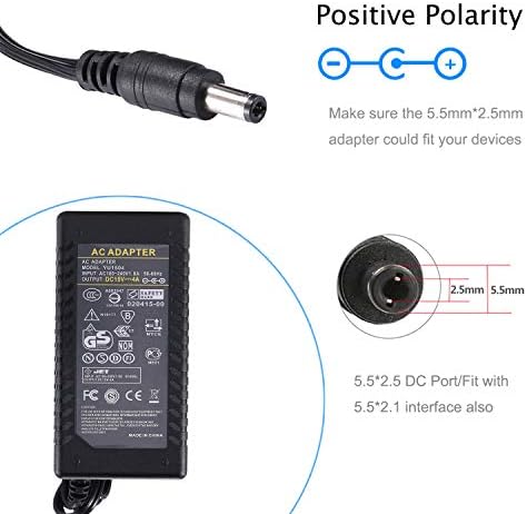 High-Performance COOLM 15 V 4 A Power Supply Adapter – Versatile AC to DC Converter for Optimal Device Compatibility – Perfect Replacement for 15 V 3.5 A, 3 A, and 2.5 A Models with 5.5 x 2.5 mm Connector – Compact & Durable Charger for Laptops, LED Lights, and More – Reliable Energy Solution for Your Electronics Needs