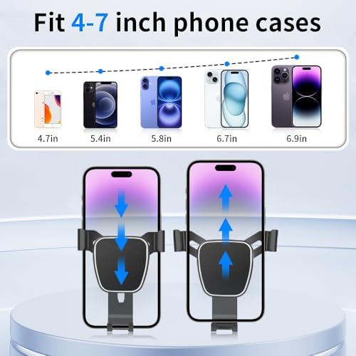 Elevate Your Driving Experience with the Custom-Fit Dashboard Phone Holder for Genesis G70 (2022-2025) – Effortless Installation, Secure Navigation, and Hands-Free Accessory – Stylishly Designed Mobile Device Mount with 360-Degree Adjustable Viewing Angles for Ultimate Convenience and Safety