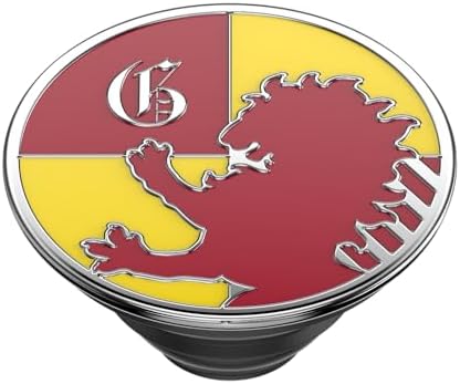 Enamel Spinner Sorting Hat Pop Socket: Stylish Phone Grip with Kickstand for Enhanced One-Handed Use and Maximum Compatibility, Ideal for i Phone, Samsung, and More – Quick Swap Top Design for Personalized Style and Effortless Wireless Charging