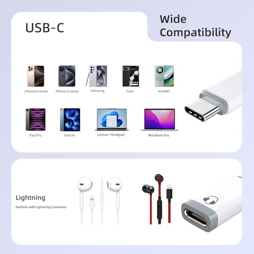 Premium 4-Pack Lightning to USB C Adapters for i Phone 15/16 and Galaxy S24 – Fast Charging & Data Sync Solutions for Seamless Connectivity, Compact Design, and Enhanced Durability – Essential Accessory for Modern Devices