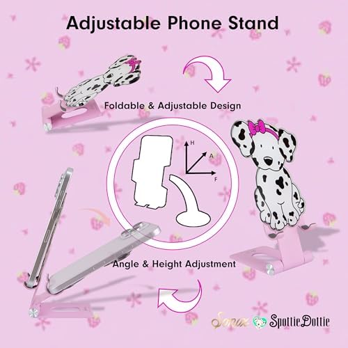 Sonix x Sanrio Character Phone Stand | Adjustable Cell Phone Holder, Desk Stand, Dock | Hello Kitty Classic – Enhanced Compatibility and Speed