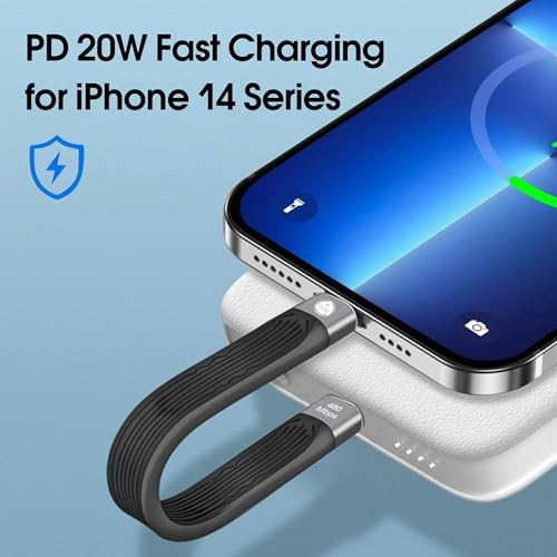 Ultra-Fast 8.5-Inch USB C Cable – Thunderbolt 4 Type-C C to C with 40 Gbps Data Transfer & 240 W PD Fast Charging – 8 K@60 Hz Video Output Compatible with i Phone 16 Pro Max, Mac Books & External SSDs – Perfect for Travel & Efficient Workspaces
