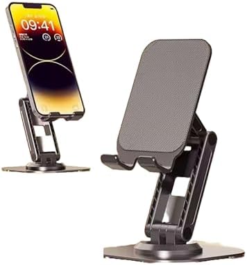 2 Pack Cell Phone Stand Adjustable Phone Holder for Desk, Home Office Fits All Mobile Phones, iPads and Tablet 4-10in with Anti-Slip Base and Convenient Charging Port Access – Enhanced Compatibility and Speed