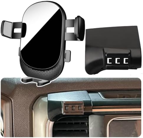 Car Phone Holder for Dodge Ram 1500 2500 3500 Auto Accessories [Only for 2019-2025 Ram 1500 2500 3500 12-in Screen] [X No Fit 5-in & 8.4-in Screen X] [Please verify if your screen size is appropriate] – Enhanced Compatibility and Speed
