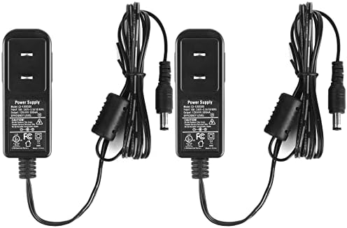 Dependable 4-Pack 12 V 0.5 A Power Supply Adapters – UL Listed DC Transformers for Enhanced Performance of CCTV Cameras, Speakers, Routers, Printers, and Keyboards – Versatile and Efficient Power Solutions for Everyday Electronics