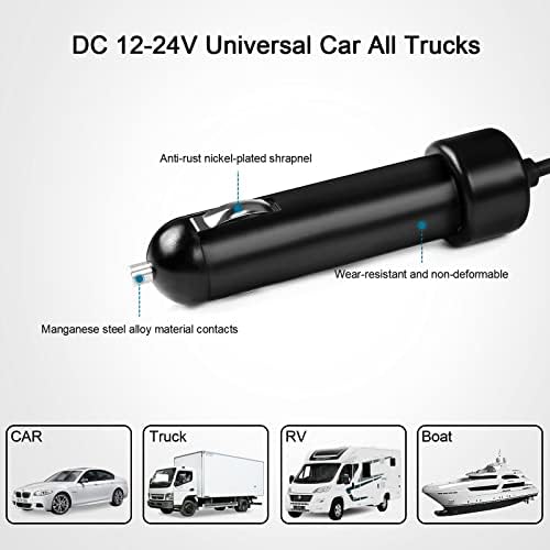 High-Efficiency 65 W USB-C Car Charger for Dell, Lenovo, HP, Acer & Asus Laptops – Ultimate Compatibility & Fast Charging for Models Including Dell Latitude, XPS, Precision & Inspiron – Dual Device Charging with 5.1 V USB Port – Ideal for On-the-Go Power Needs