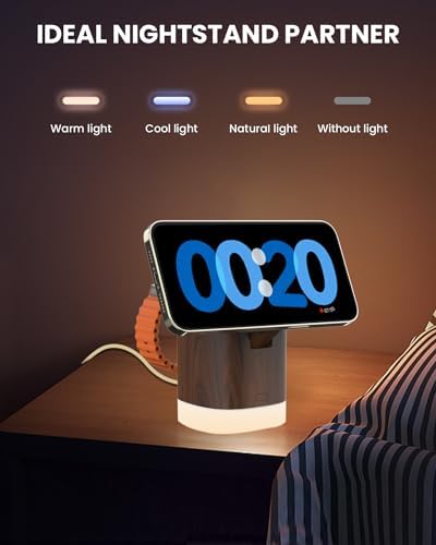 Travel-Ready Joy Geek 3-in-1 Wireless Charging Station – Fast Mag-Safe Charger for i Phone 16-12 Series, Apple Watch Series 10-2, and Air Pods Pro – Ultimate Compatibility and Speed for On-the-Go Lifestyle