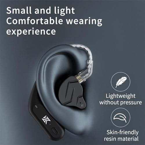 KZ AZ09 Bluetooth 5.2 IEM Adapter – Seamlessly Convert Your KZ Earbuds to Wireless with Advanced Audio Fidelity, Extended Battery Life, and Comfortable Ergonomic Design for Unmatched Mobility and Compatibility with Multiple Models