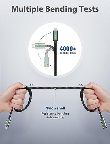 Stouchi 6.6 FT USB-C Extension Cable – Type C 3.1 Male to Female, Ultra-Fast Charging & Data Transfer for PSVR2, Galaxy S23, i Pad Mini/Pro, Mac Book Air M1/M2, and Mag Safe – Enhanced Connectivity & Durability for Gaming and Streaming