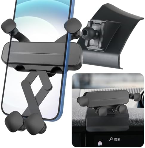 Porsche Cayenne 2024-2025 Premium Car Phone Holder – 360-Degree Rotating Gravity Mount for Seamless Navigation and Connectivity – Tailored Interior Accessory for Coupe Turbo GT & Plug-in Hybrid Models – Effortless Phone Access and Luxurious Design